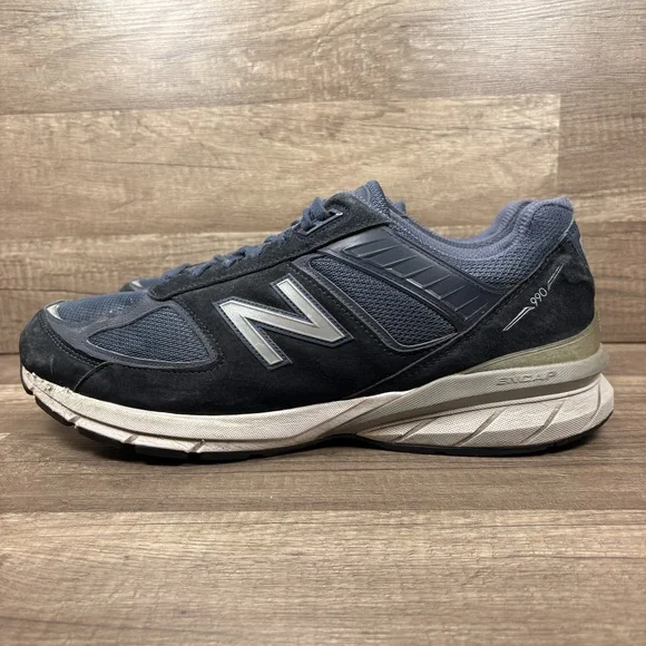 New Balance 990 v5 Made in USA Blue Mens US Size 14 Wide EUR 49 Sneakers